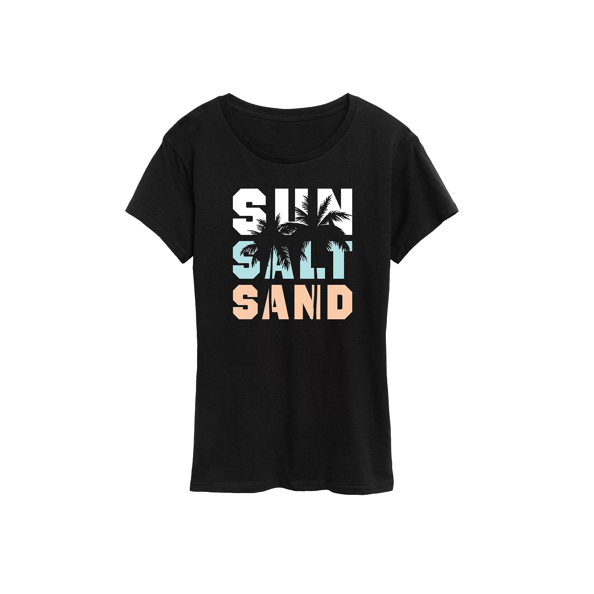 Women's Sun Salt Sand Graphic Tee, Girl's,  Product Image