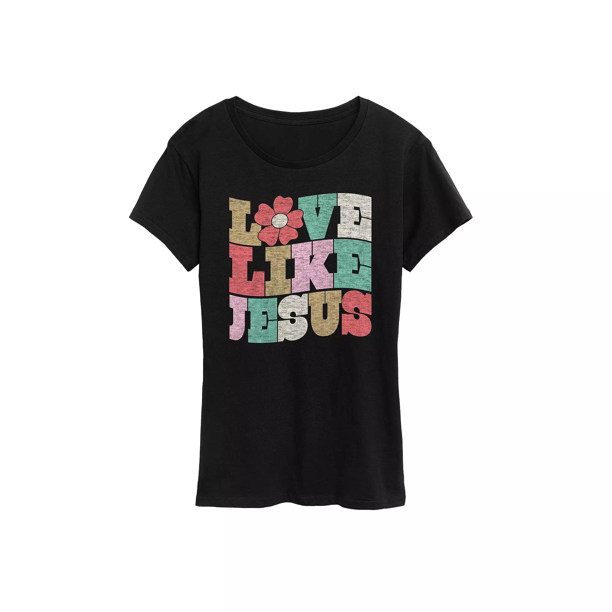Women's Love Like Jesus Graphic Tee, Girl's,  Product Image