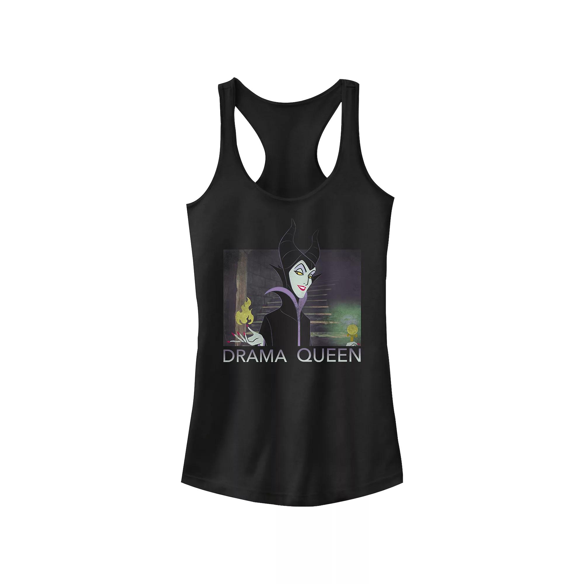 Disney Villains Sleeping Beauty Maleficent Drama Queen Juniors' Racerback Tank Top, Girl's,  Product Image