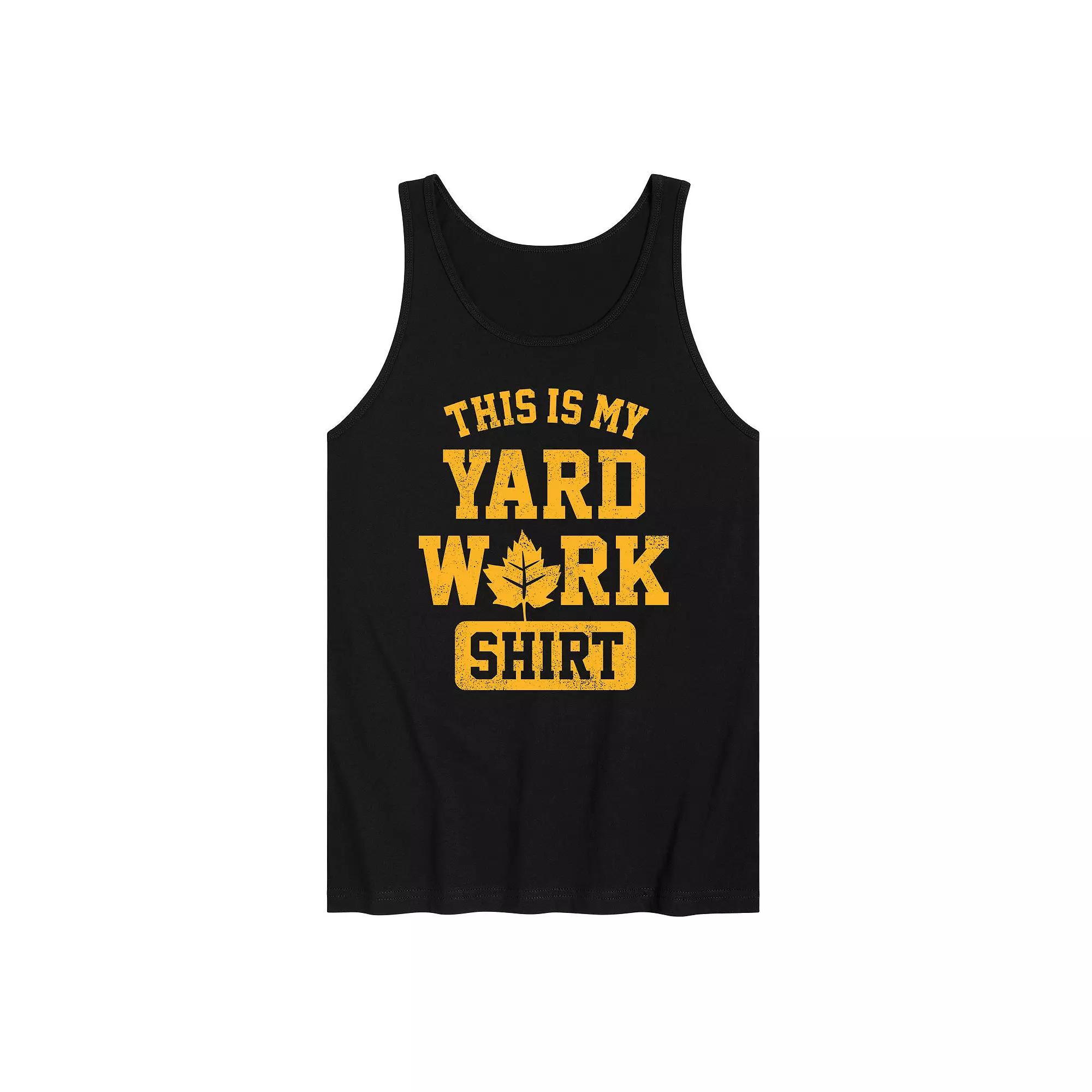 Men's This My Yard Work Shirt Tank Top,  Product Image