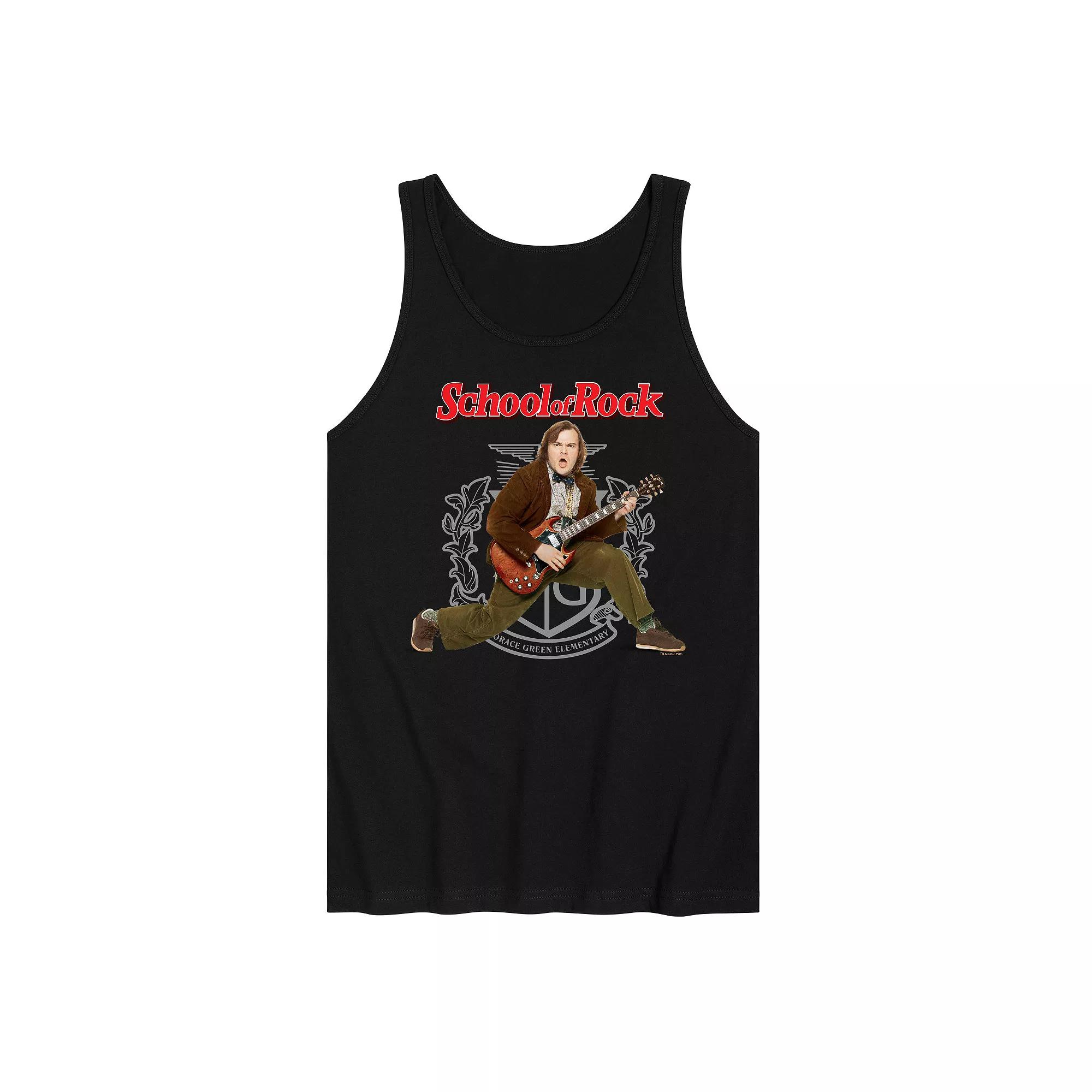 Men's School Of Rock Dewey Finn Pose Tank Top,  Product Image