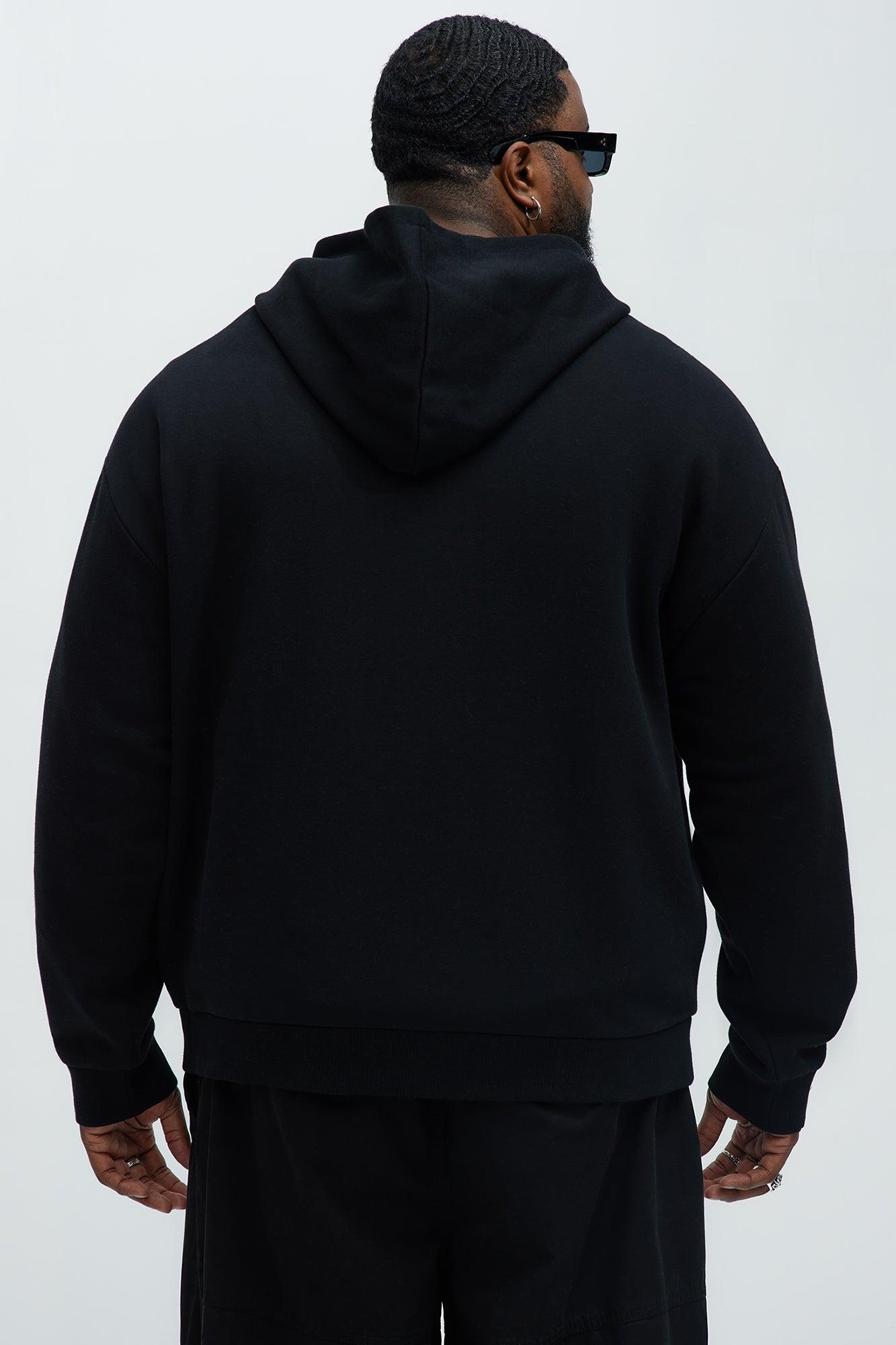 Tyson Winning Patched Zip Hoodie - Black Product Image