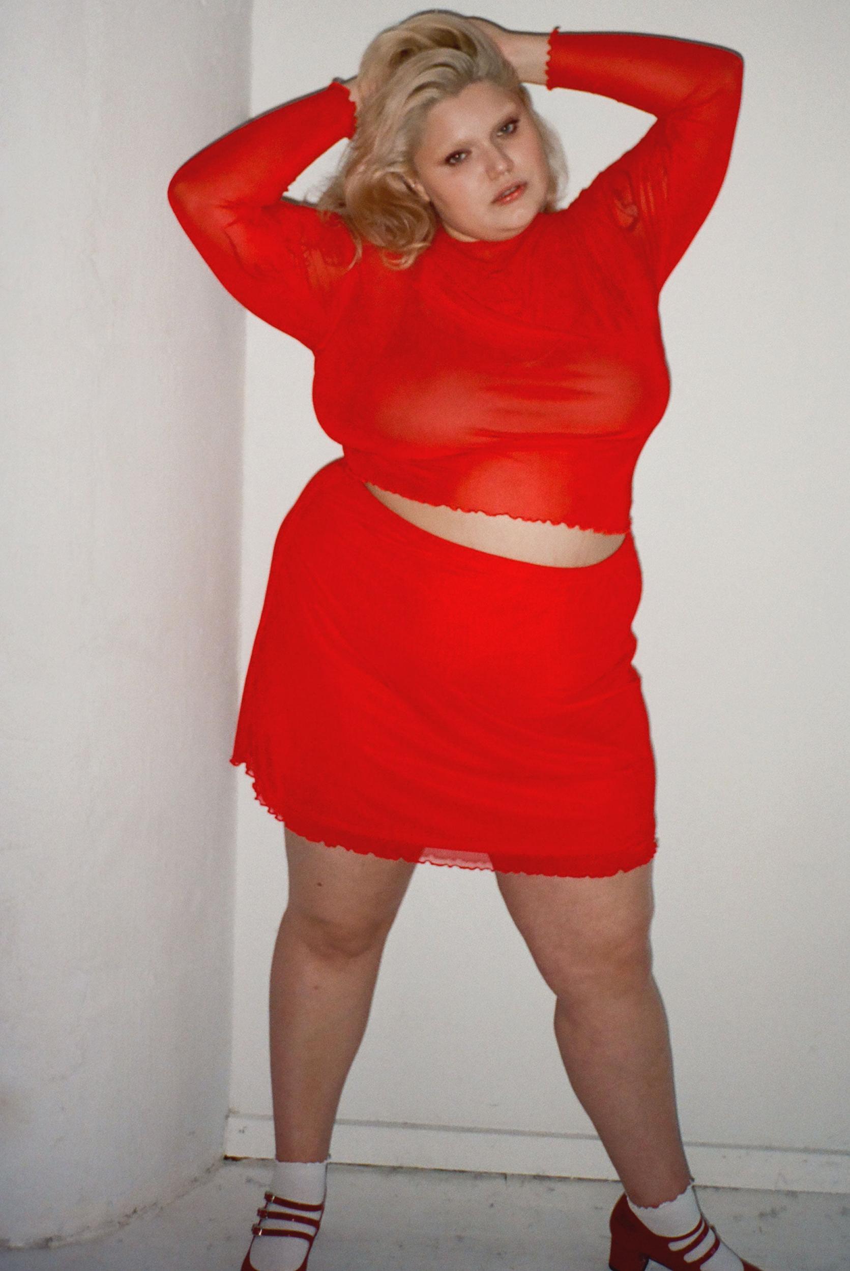 Ana Skirt - Carnation Product Image