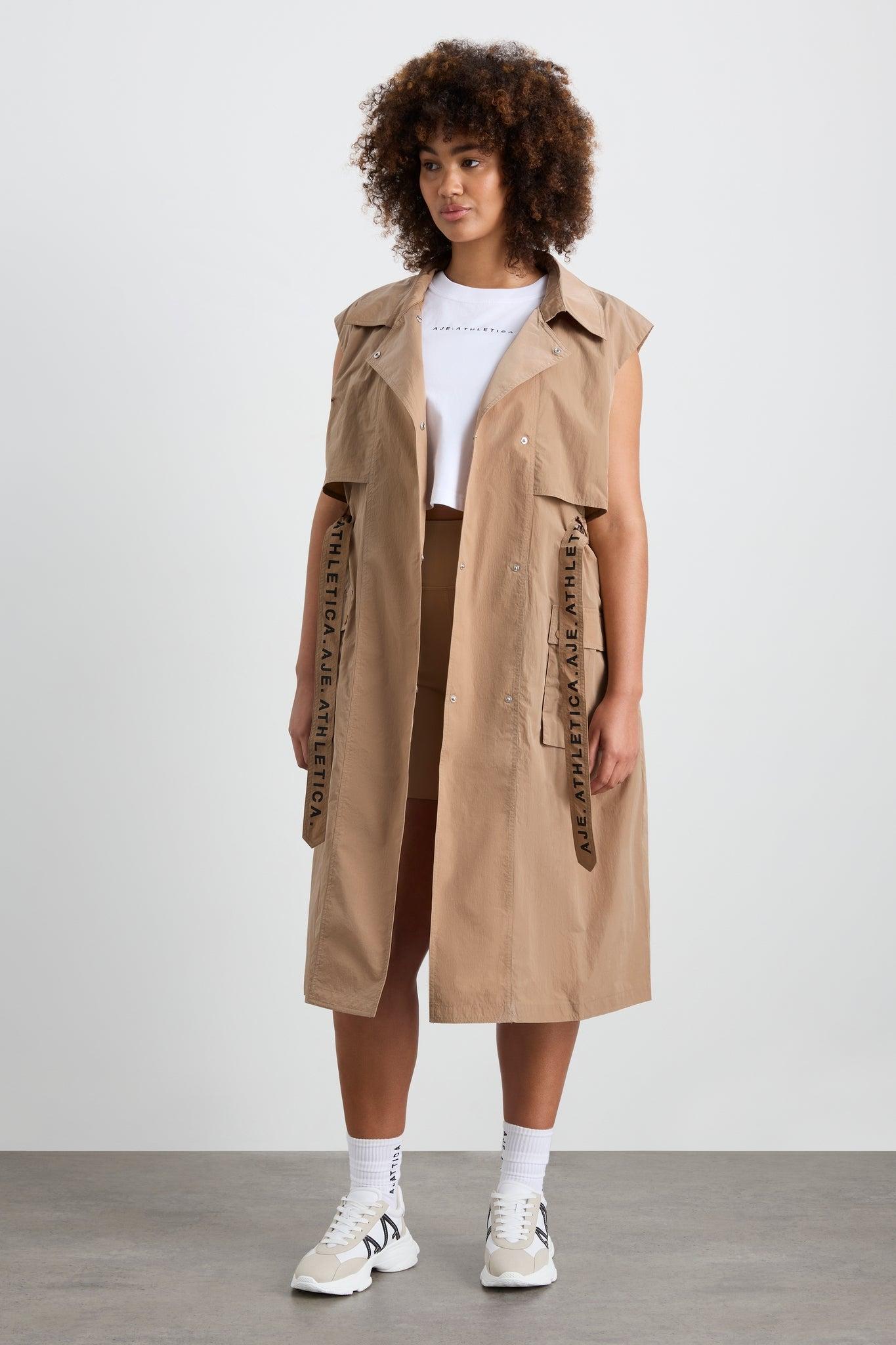 Longline Belted Vest 703 Product Image