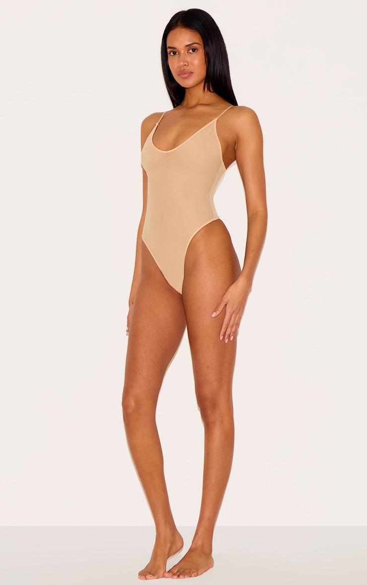 Nude Powermesh Shapewear Bodysuit Product Image
