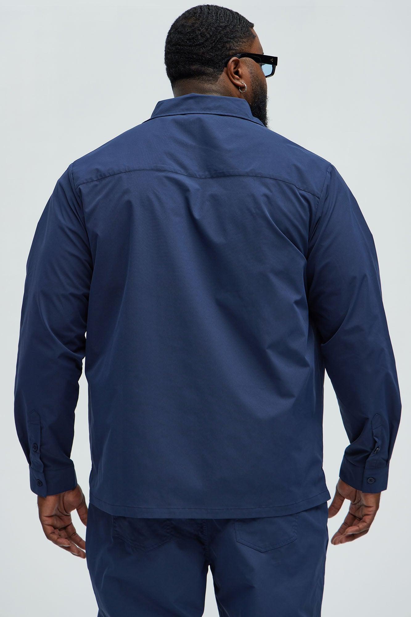 Ansel Tech Shirt - Navy Product Image