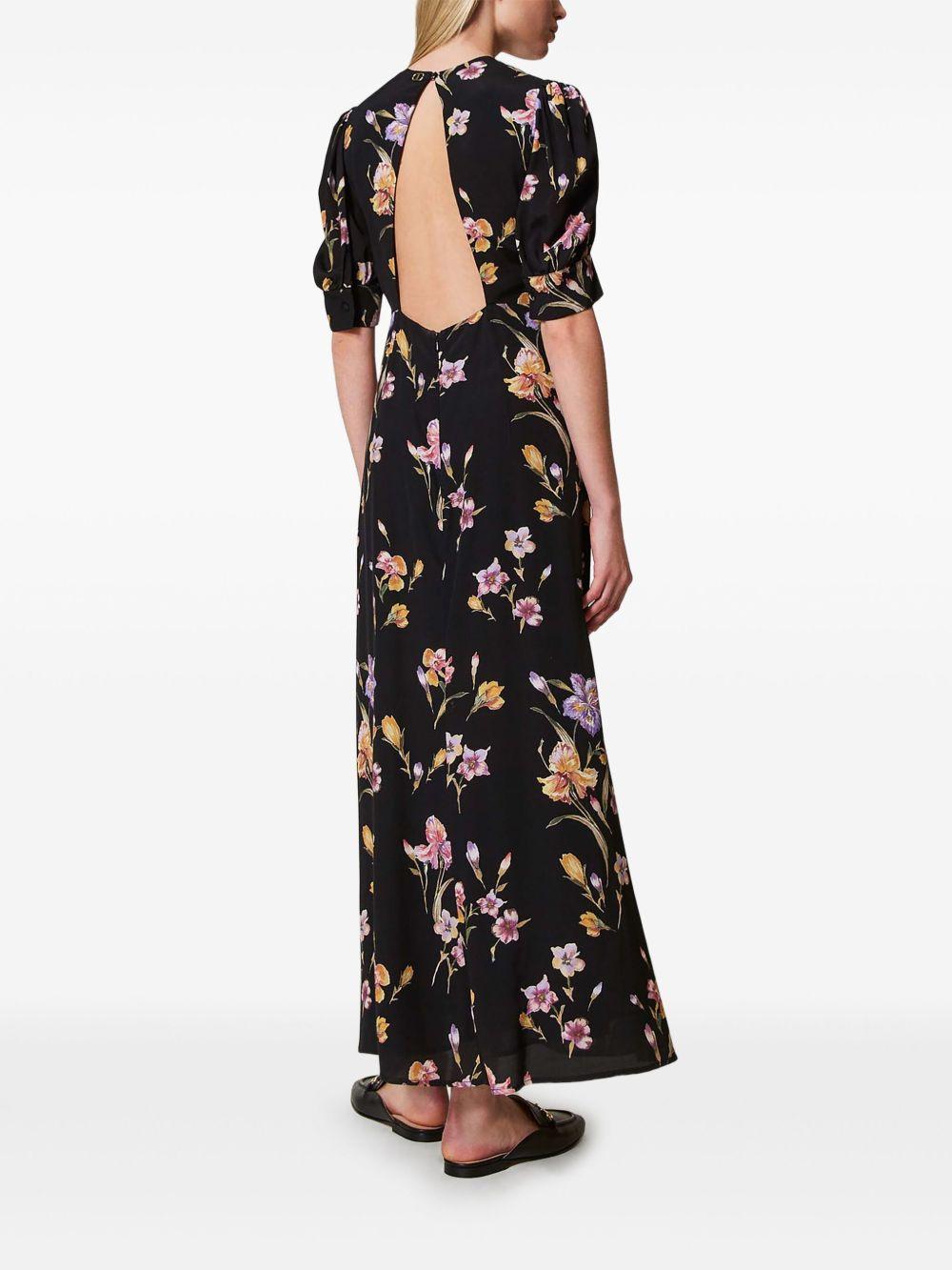 floral-print crepe dress Product Image