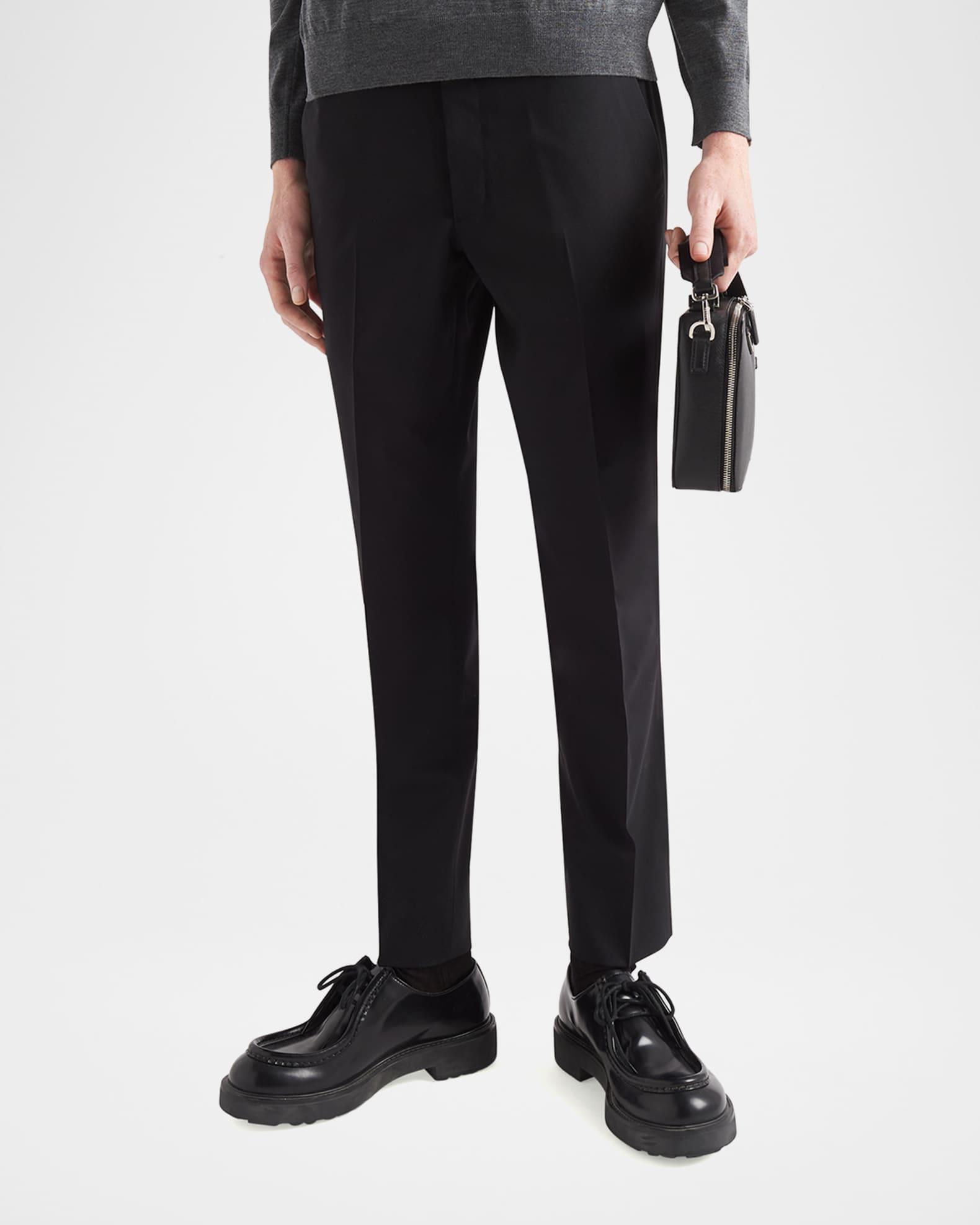 Men's Slim Stretch-Wool Pants Product Image