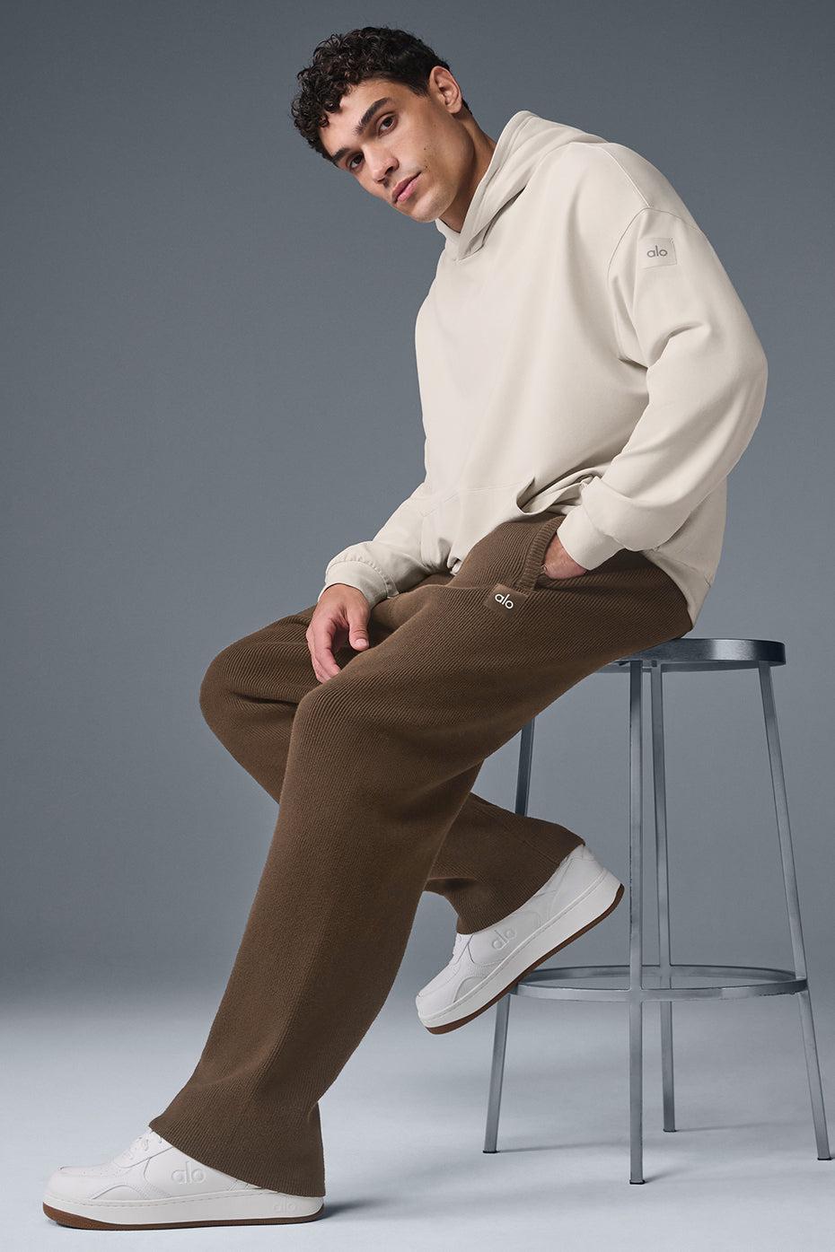 Scholar Straight Leg Sweatpant - Espresso Product Image