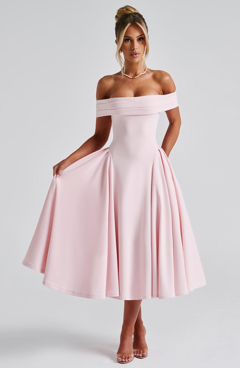 Miranda Midi Dress - Blush Product Image