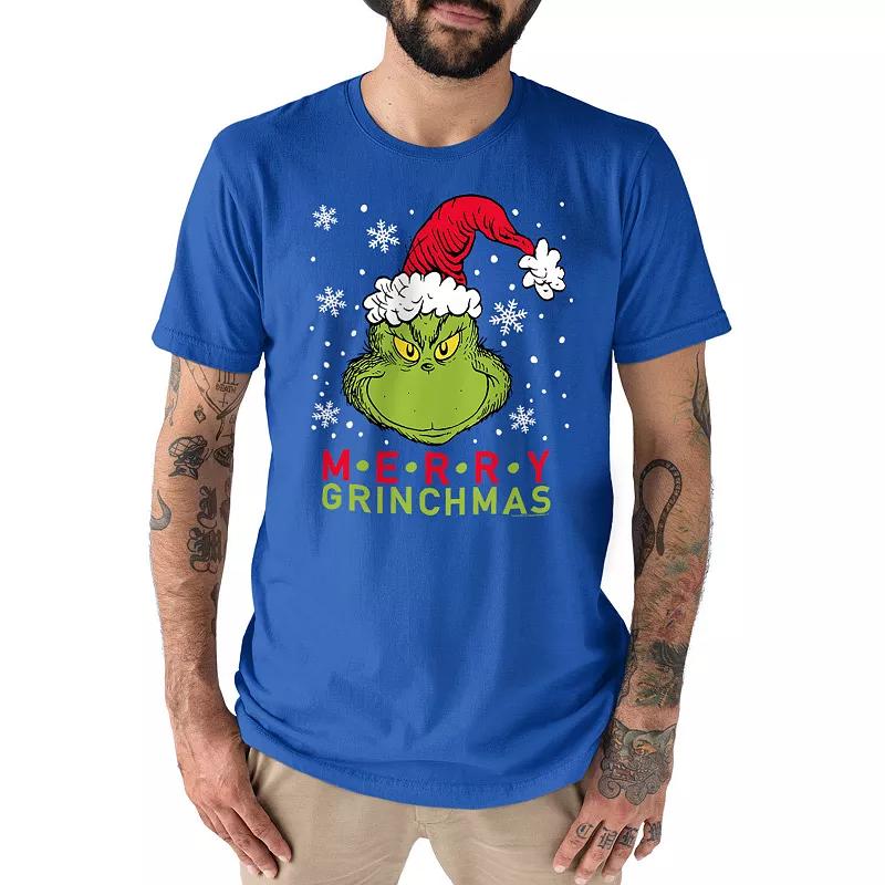 Big & Tall Dr. Seuss Merry Grinchmas Tee, Men's,  Product Image