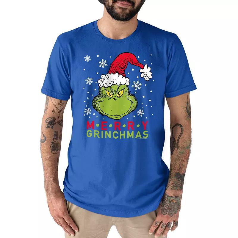 Big & Tall Dr. Seuss Merry Grinchmas Tee, Men's,  Product Image