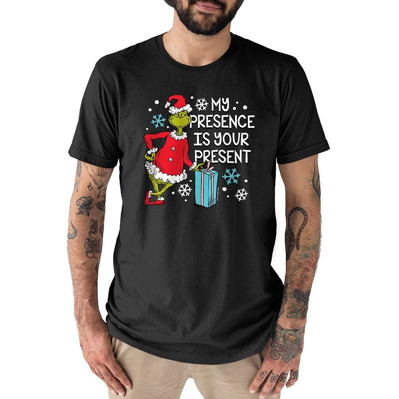 Men's Dr. Seuss Grinch My Presence Is Your Present Tee,  Product Image