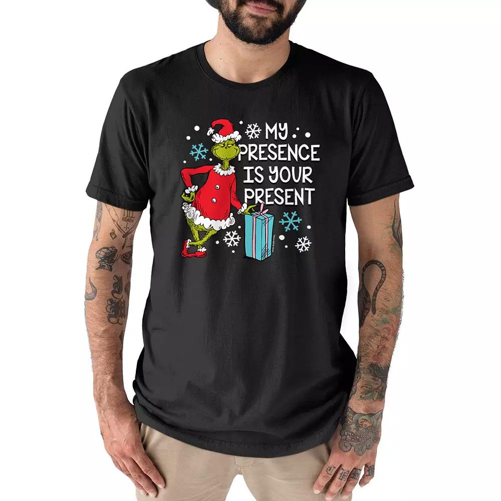 Men's Dr. Seuss Grinch My Presence Is Your Present Tee,  Product Image