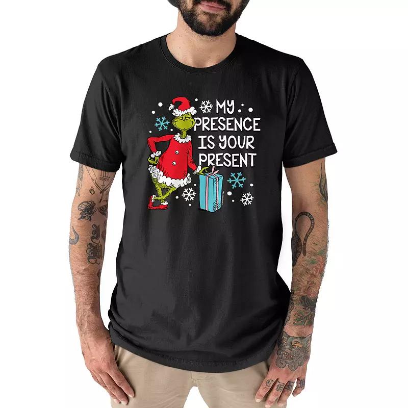 Men's Dr. Seuss Grinch My Presence Is Your Present Tee,  Product Image