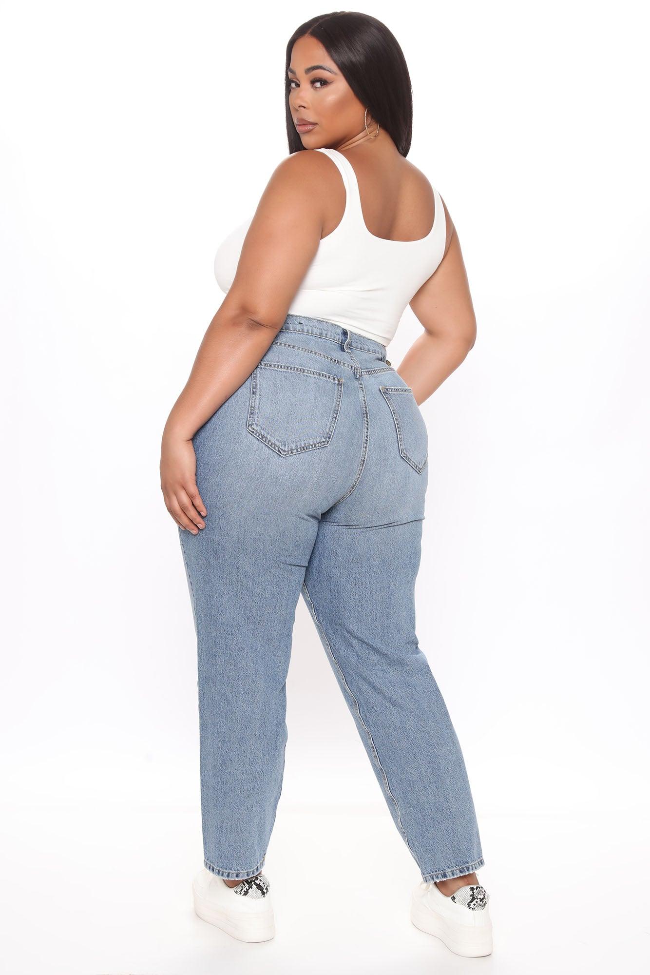 Very Special High Rise Mom Jeans - Medium Wash Product Image