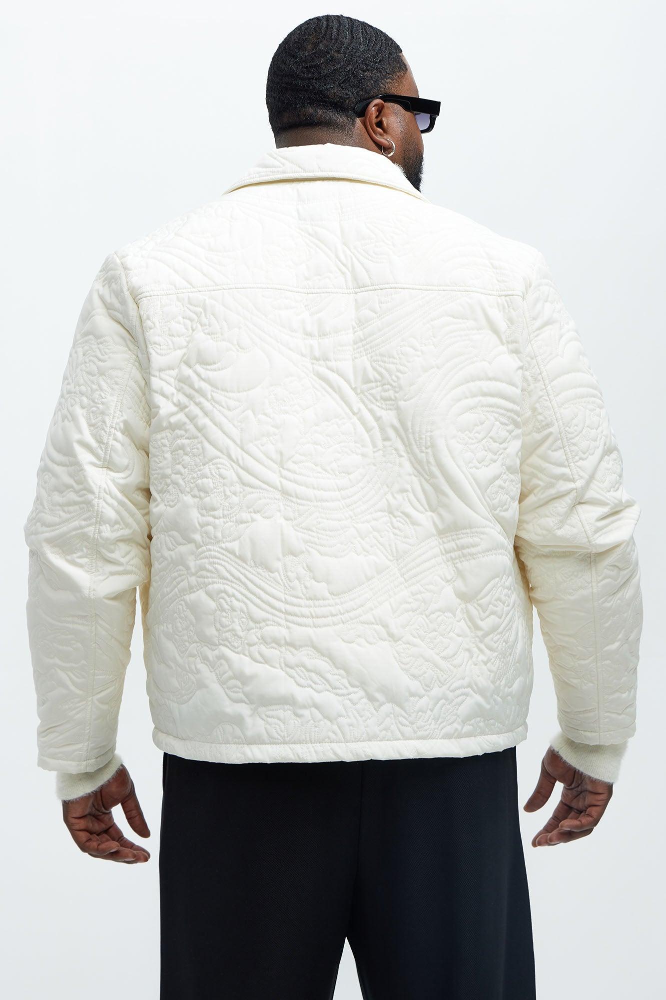 Closer To Sunrise Quilted Jacket - Cream Product Image