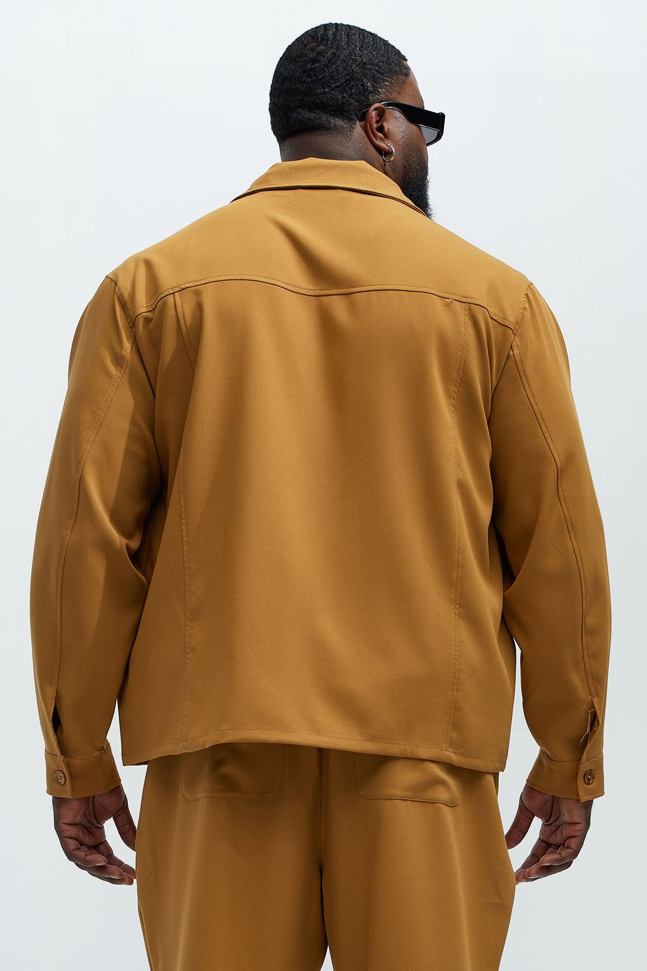 Ronan Weekender Button Up Shirt - Camel Product Image