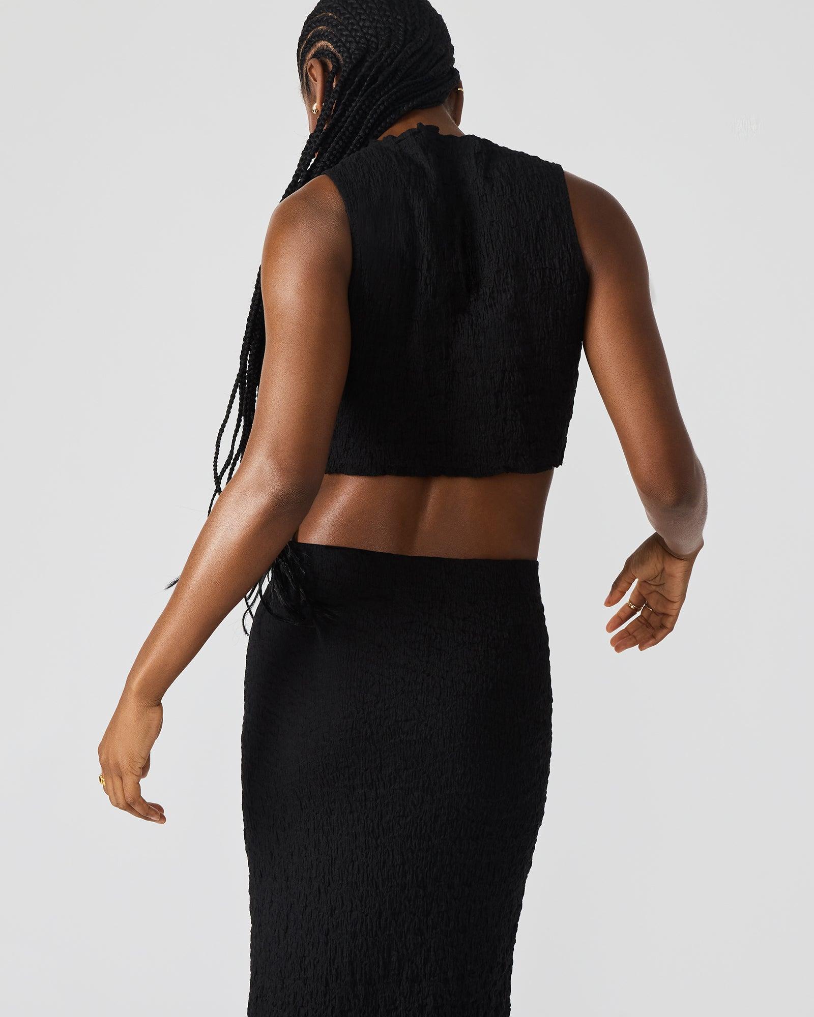 SEASIDE MAXI SKIRT SET BLACK Female Product Image