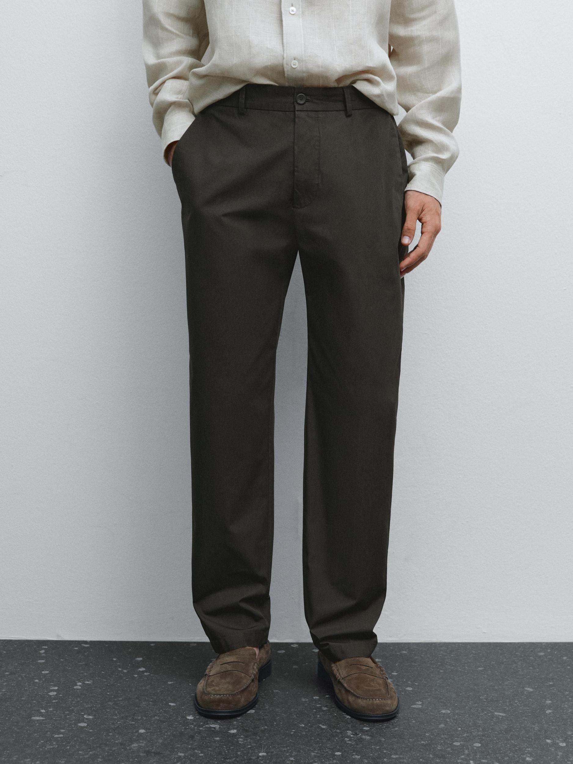 Semi-jogger fit trousers Product Image
