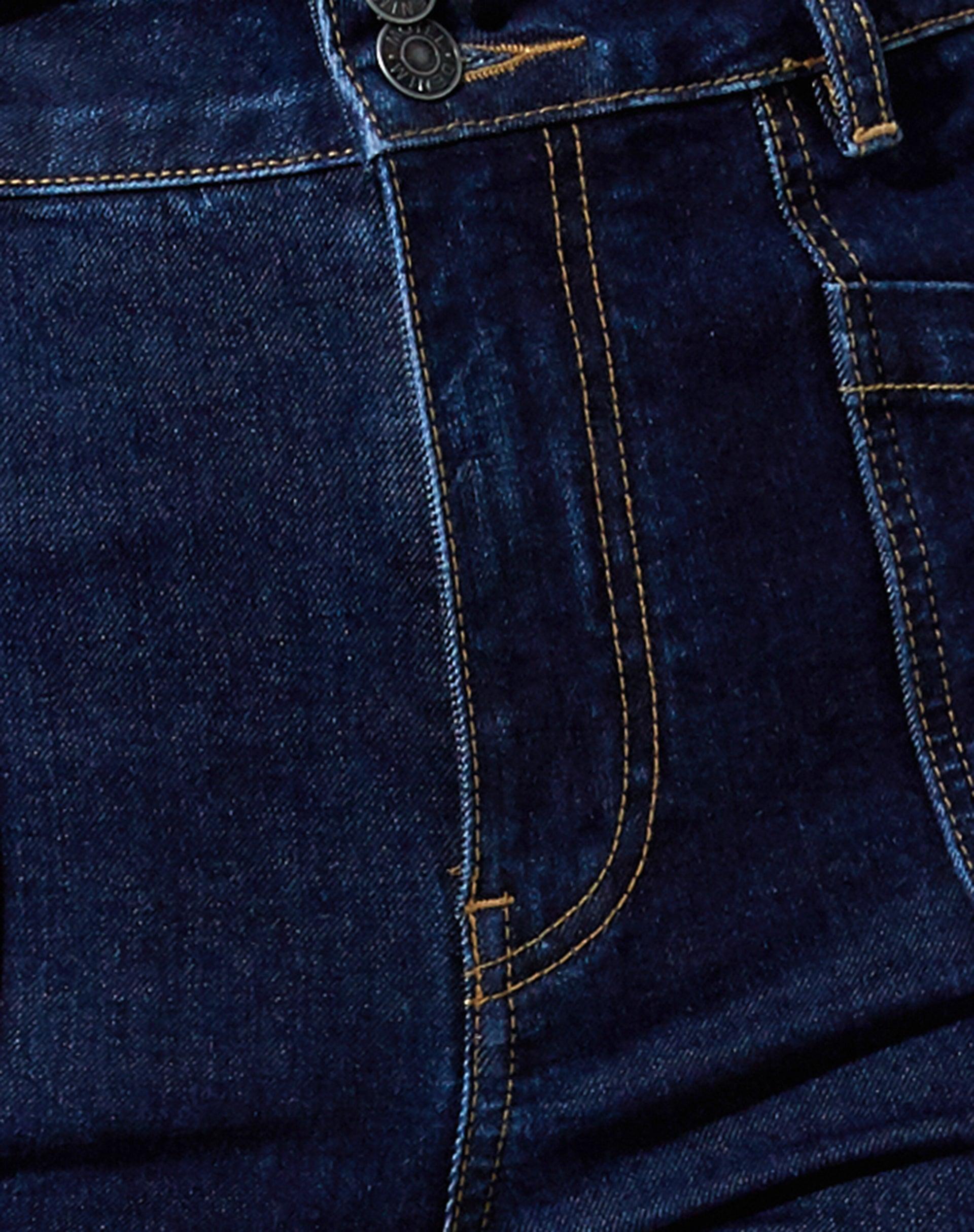 Seam Split Jeans in Indigo Blue Product Image