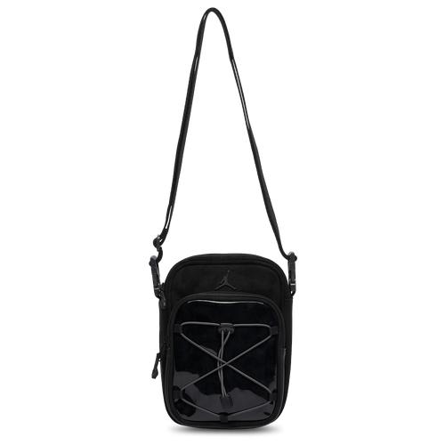 Jordan Jordan Retro Festival Bag - Adult Suede Black/Black Product Image
