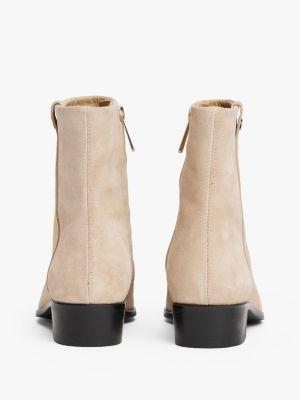 Suede Zip Ankle Boot Product Image