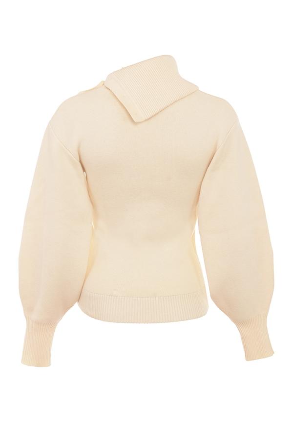 Adelita  cream cashmere blend sweater - sale Product Image