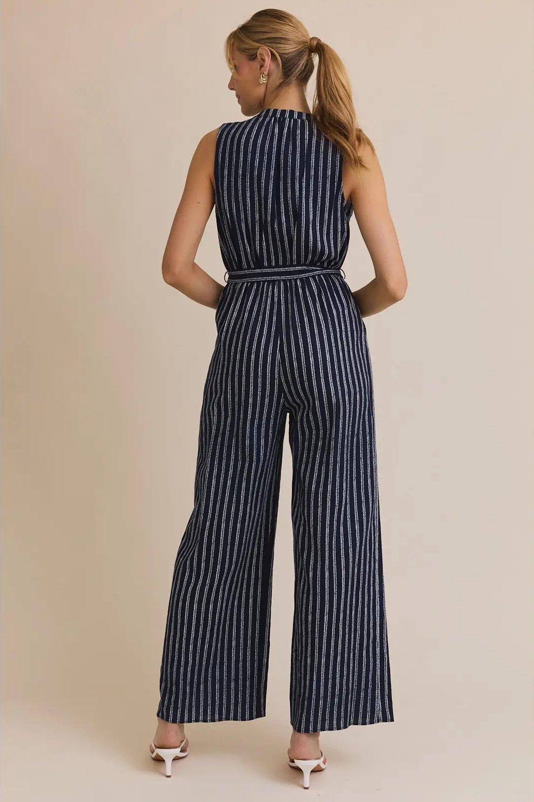 Brigit Striped Jumpsuit Product Image