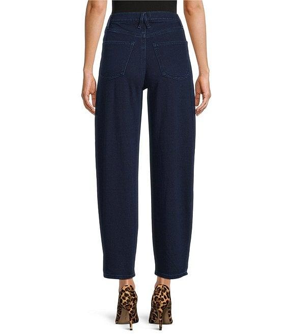 Good American Jeanius High Rise Barrel Leg Sweatpants Product Image