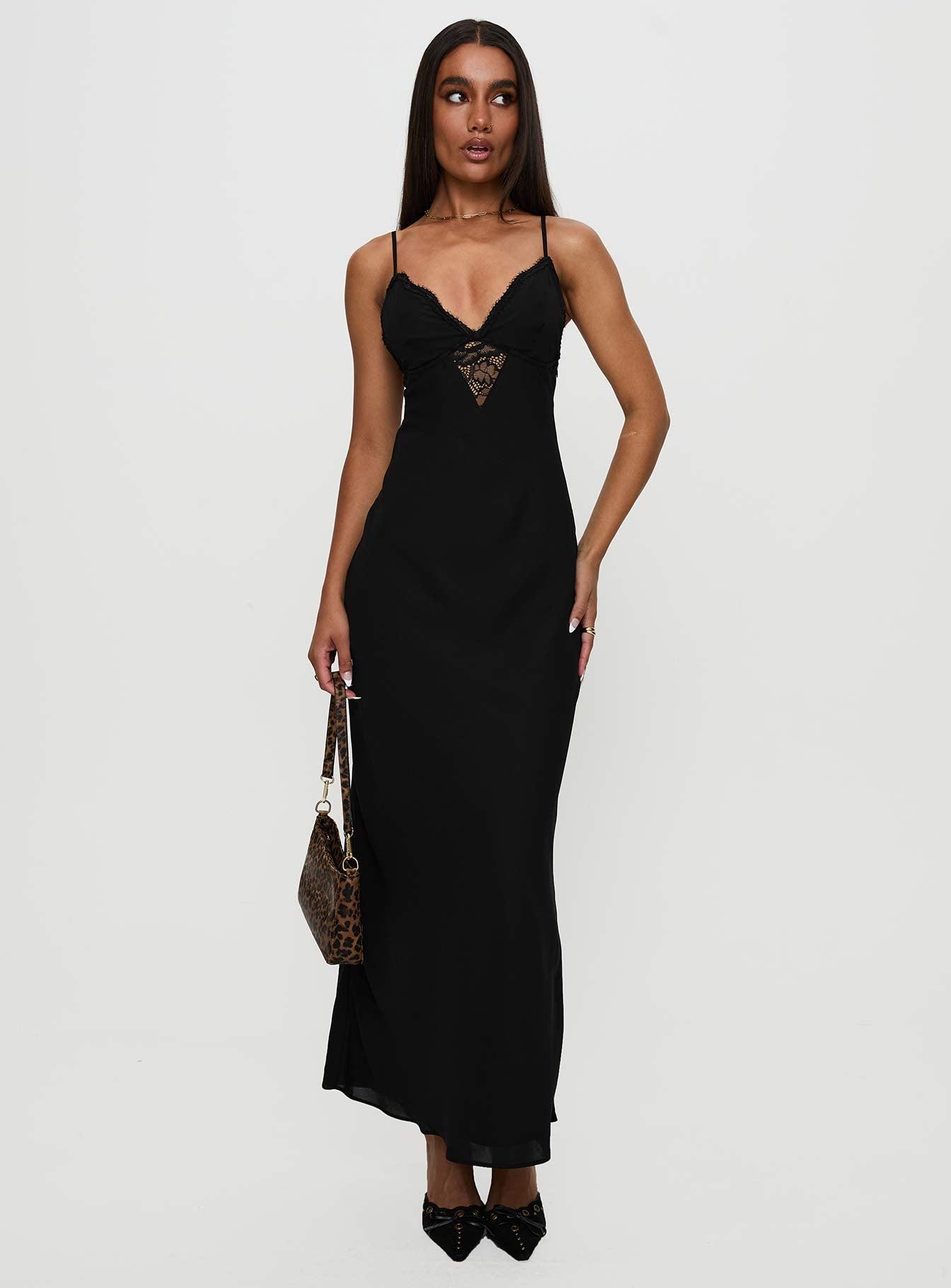 Artea Maxi Dress Black Product Image