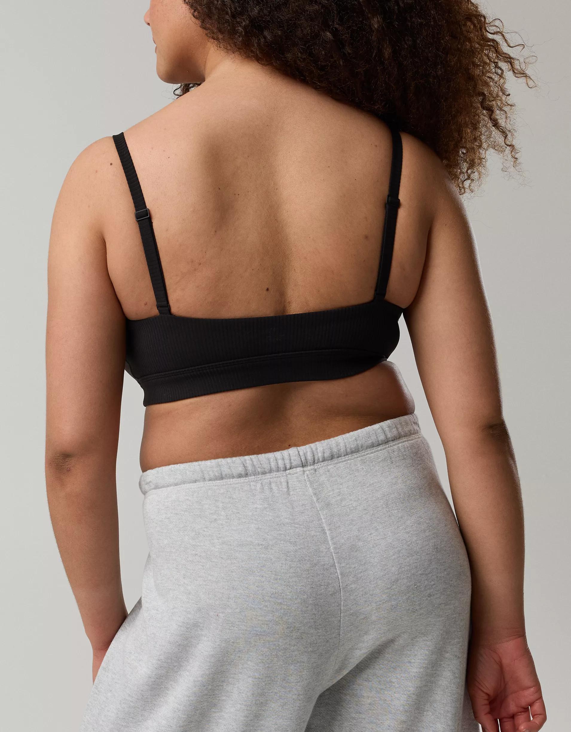 OFFLINE By Aerie Real Me XTRA Rib Triangle Sports Bra Product Image