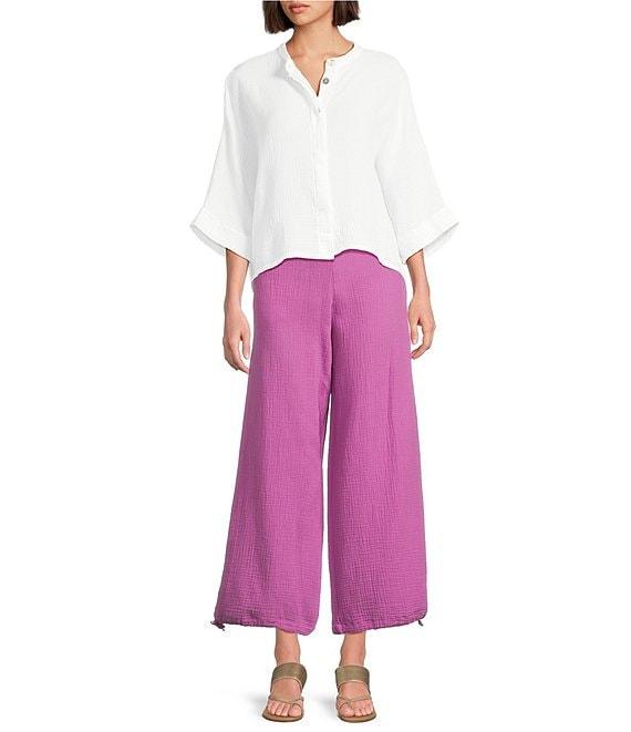Bryn Walker Sasha Cotton Gauze Drawstring Pants Product Image