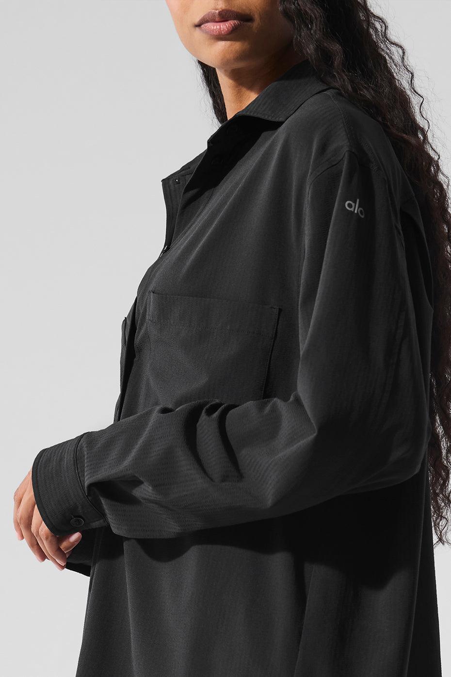 Dreamscape Button Down Long Sleeve - Black Female Product Image