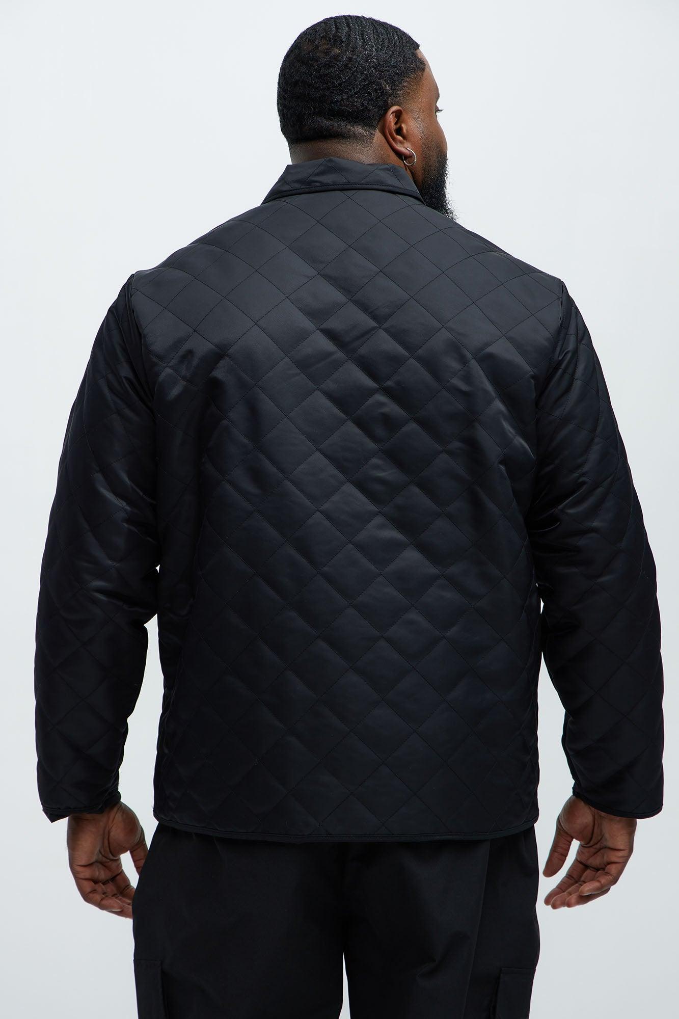 Jesse Quilted Jacket - Black Product Image