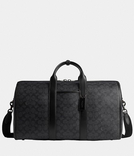 COACH Gotham Signature Coated Canvas and Refined Calfskin Leather Duffel Bag Product Image