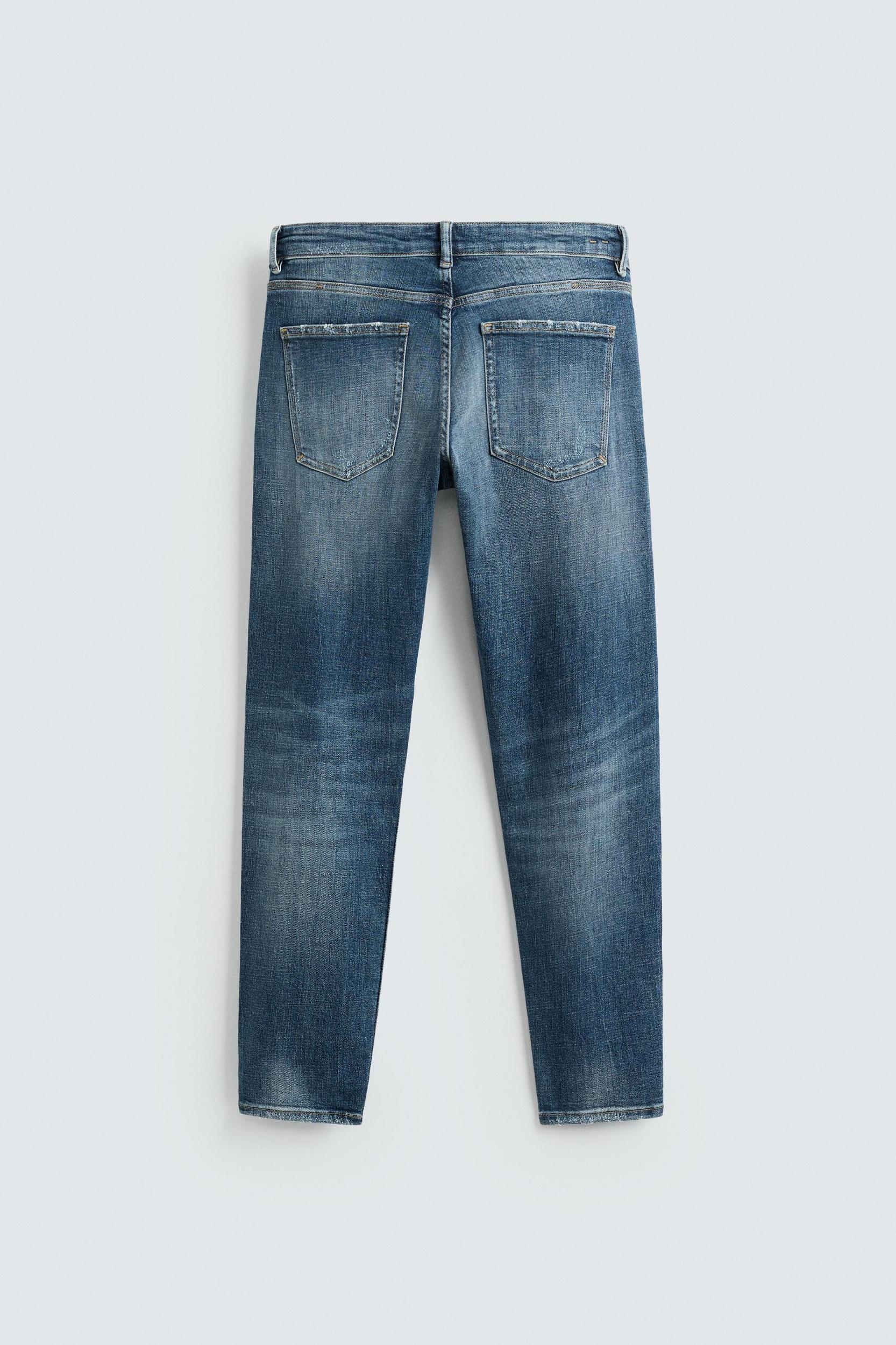 RIPPED SKINNY FIT JEANS Product Image