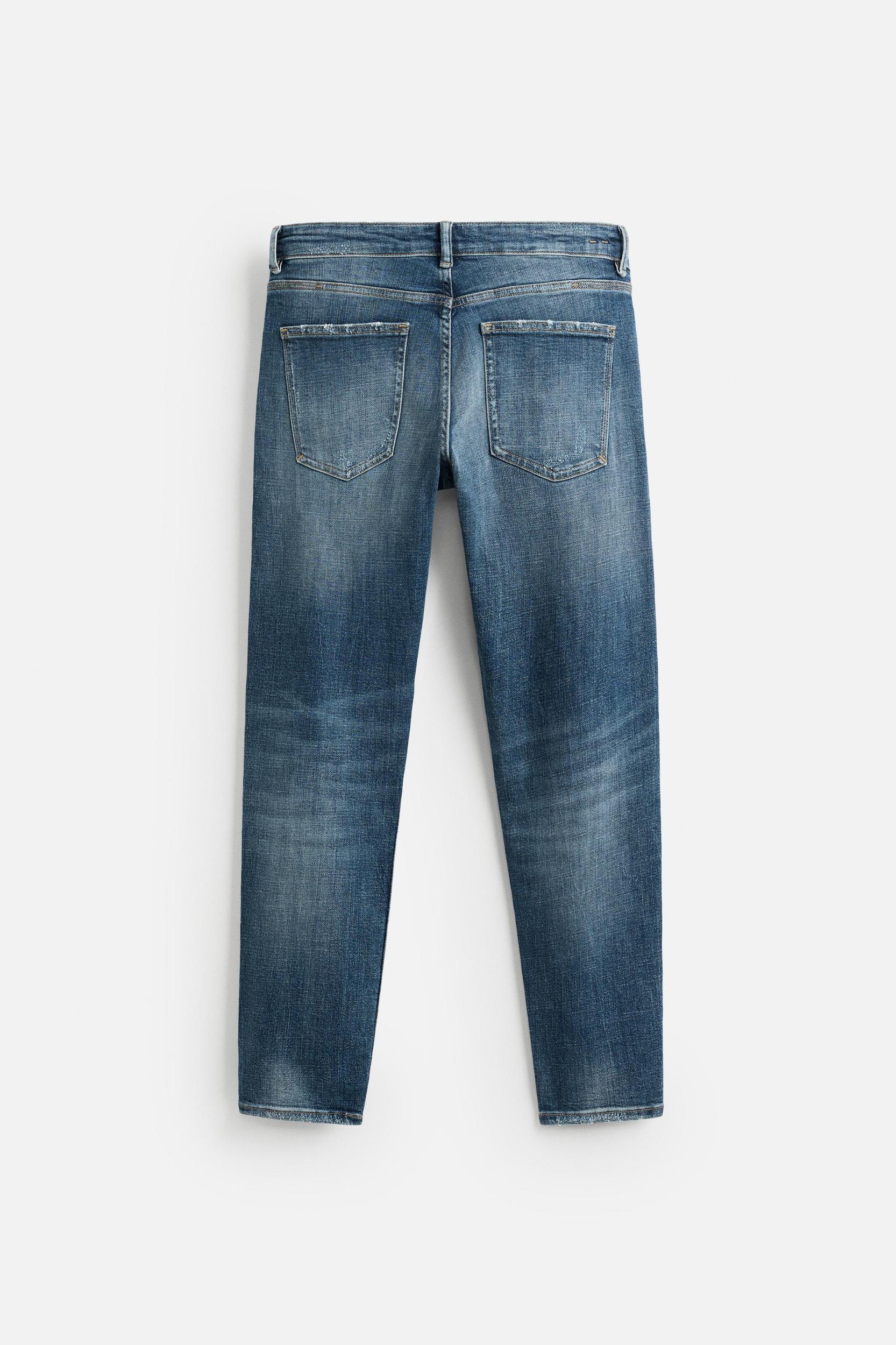 RIPPED SKINNY FIT JEANS Product Image