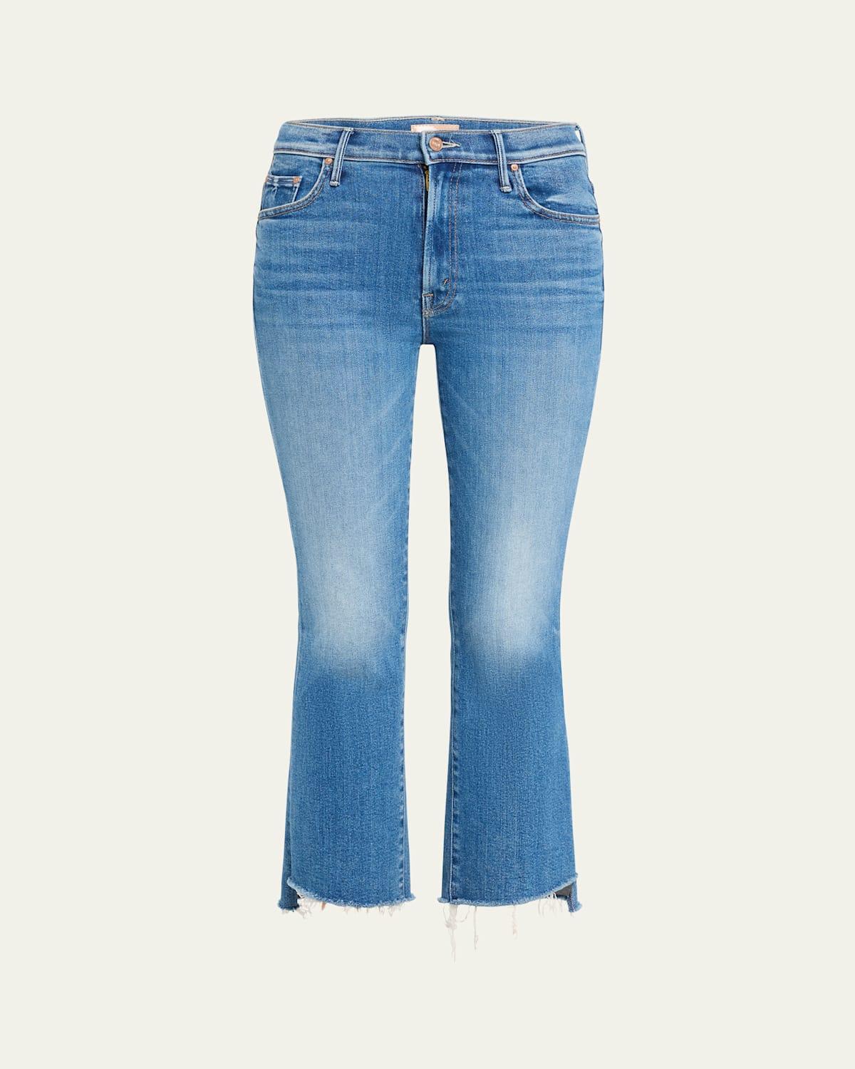 Womens The Insider Crop Step Fray Jeans Product Image