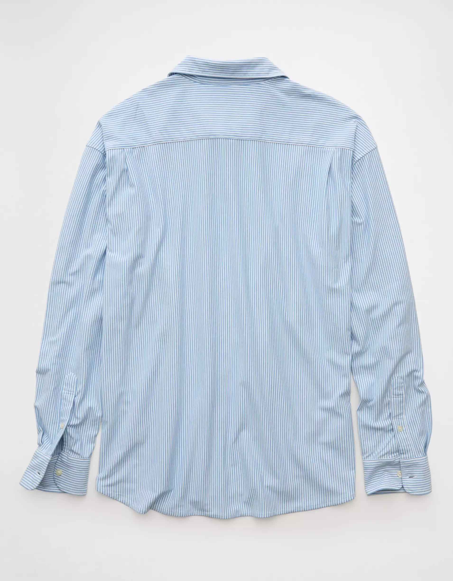 AE Oxford Stretch Piqué Shirt Product Image