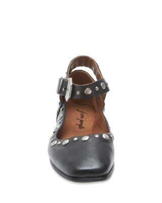 Women's Mystic Ankle Strap Mary Jane Studded Flats Product Image