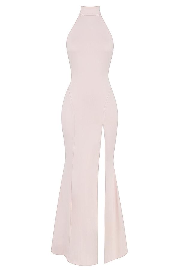 Juliette  blush halter gown Product Image