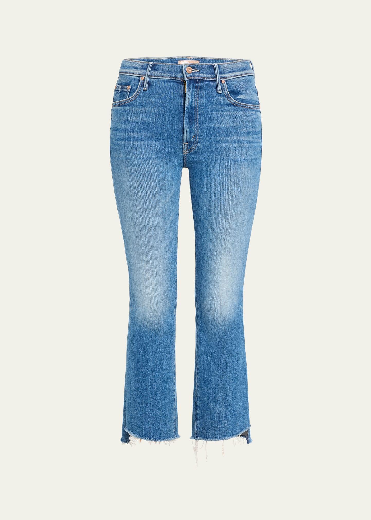 Womens The Insider Crop Step Fray Jeans Product Image