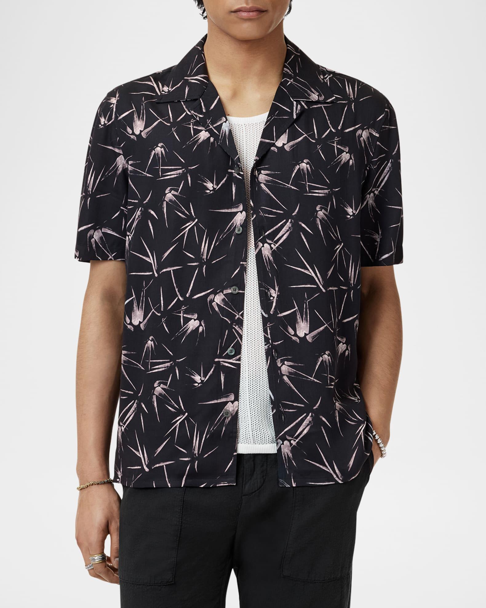 Men's Dan Thorn-Print Camp Shirt Product Image