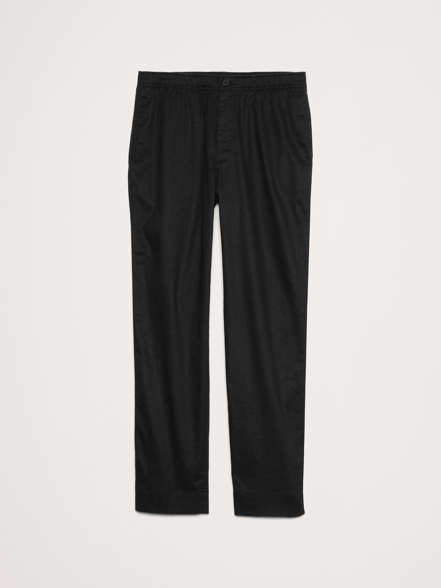 Italian Linen-Cotton Pull-On Pant Product Image