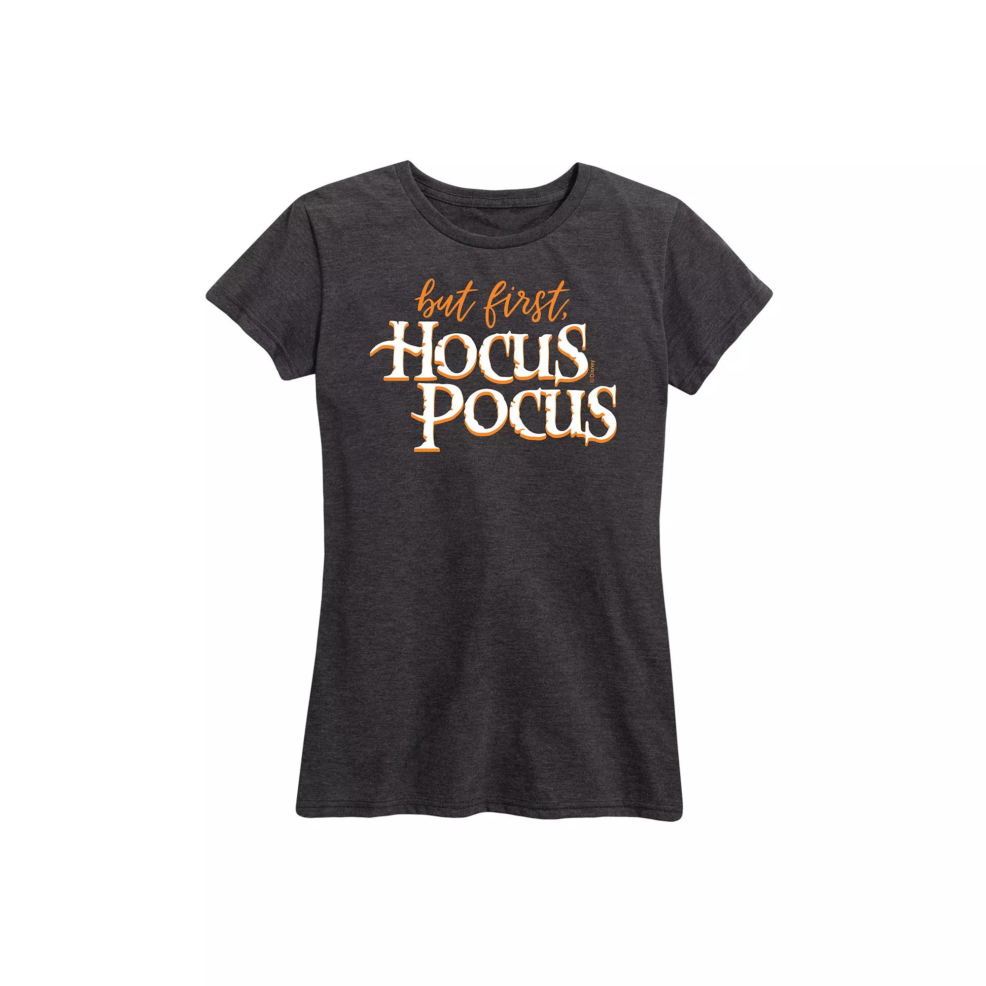 Disney's Hocus Pocus Women's But First Hocus Pocus Graphic Tee, Girl's,  Product Image