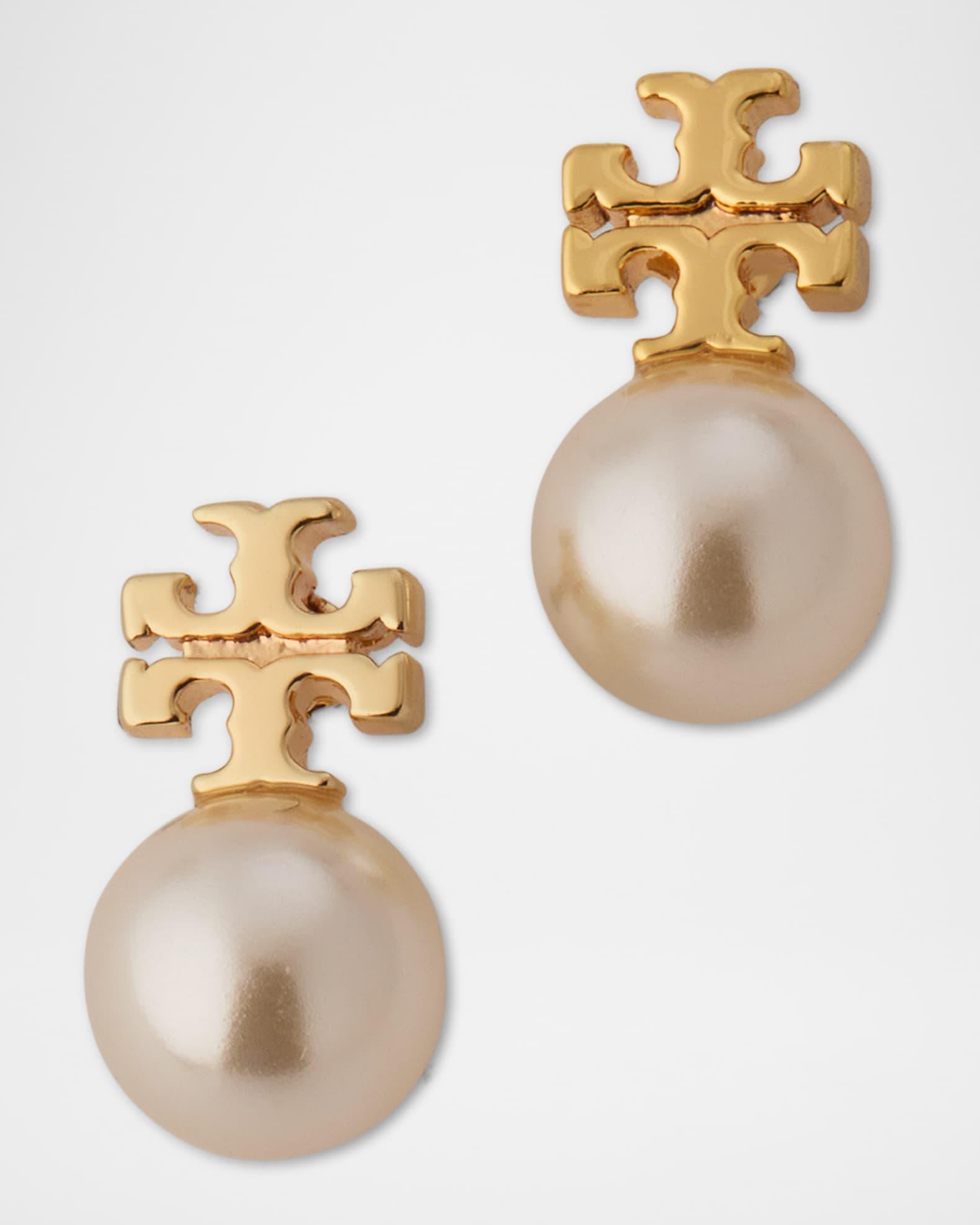 Pearly Stud Earrings Product Image
