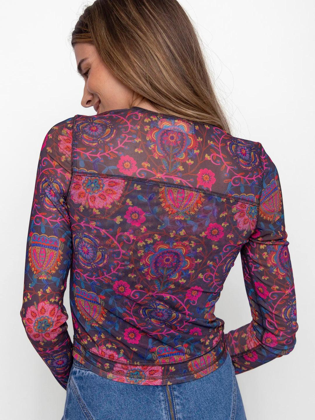 Sloane Mesh Long Sleeve Top Product Image