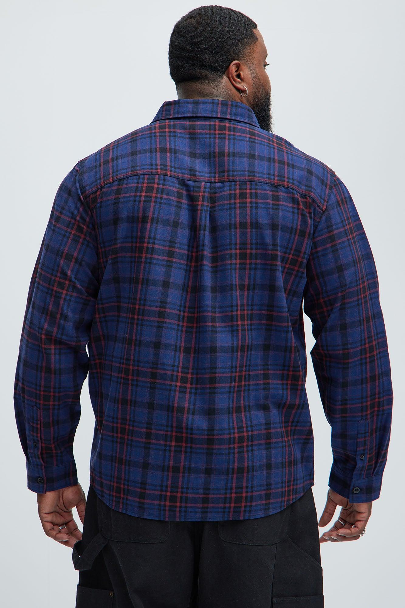 Bonad Plaid Shirt - Blue/combo Male Product Image