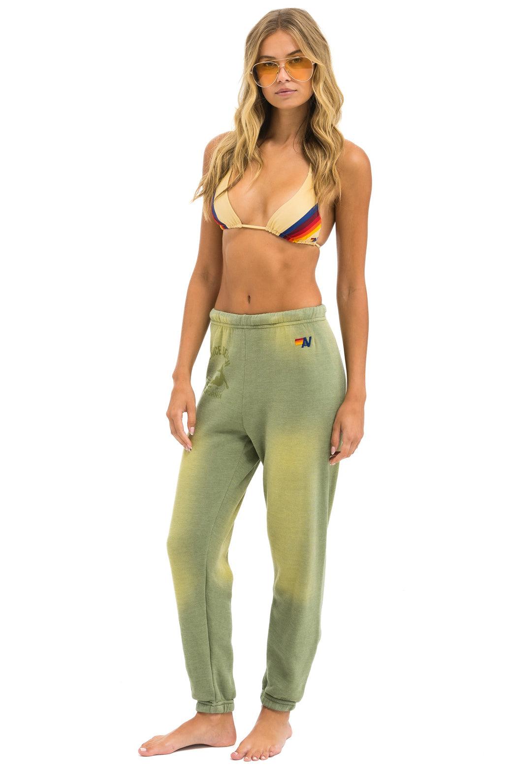 VENICE SURFER SWEATPANTS - FADED ARMY Female Product Image